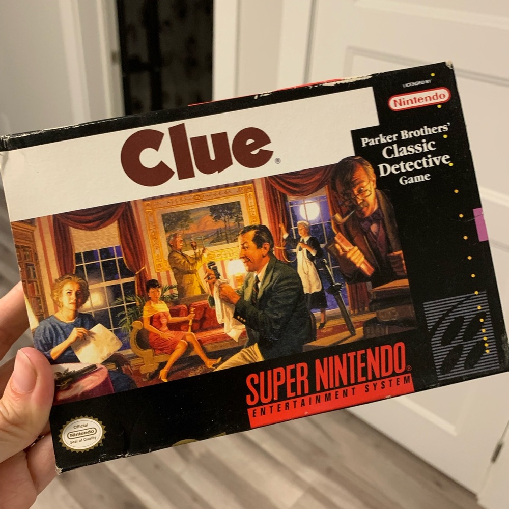 Clue 🕵️‍♀️ Super Nintendo game